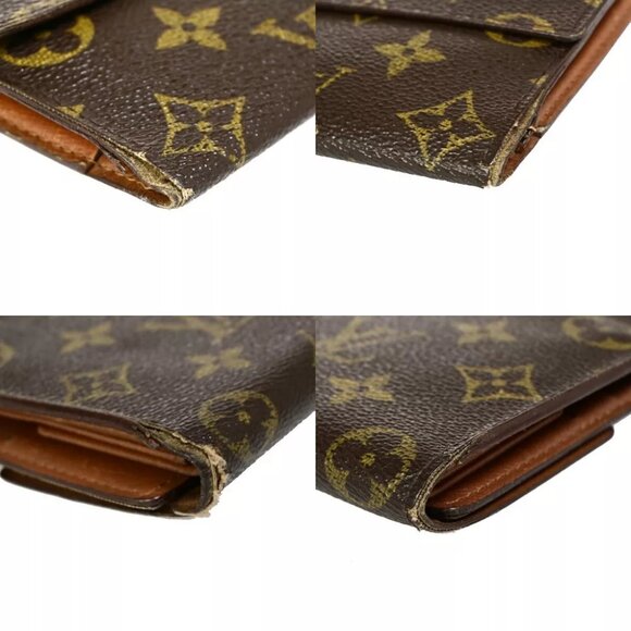 LOUIS VUITTON International Long Trifold Wallet Monogram Brown M61215 07EB605 - Picture 7 of 16